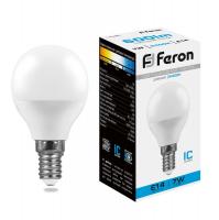 Лампа светодиодная Feron LB-95 Шарик E14 7W 6400K 25480