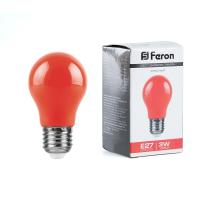 Лампа светодиодная Feron LB-375 E27 3W красный 25924