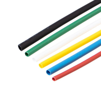 Набор трубок термоусадочных №4 SMALL TUBE ТУТ нг (уп.20шт по 10см) Rexant 29-0104
