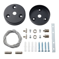 Комплект для подвесного монтажа для светильника серии ULO-N Uniel UFL-N10H 1.5M SET BLACK UL-00013281