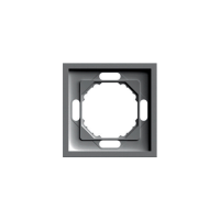Рамка 1-местная Stekker Эмили PFR00-5001-09 антрацит soft touch 49936
