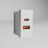 Модульная розетка USB тип A+C Werkel W1272701 4630644890062 a072528