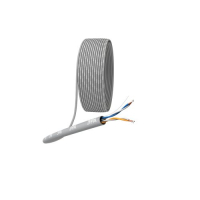 Кабель витая пара U/UTP кат.5E 2х2х24AWG solid CCA PVC Simple сер. (м) UL-2-PVC-A Эра Б0044433