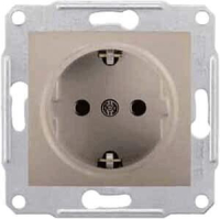 Розетка Schneider Electric Sedna с/з без шторок 16A 250V SDN3000568