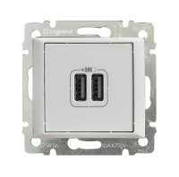 Розетка USB 2-м СП Valena механизм бел. (DIY-упак.) IEK 694370