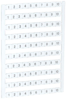 Маркер для КВИ-4/16кв.мм с нумерацией № 1-10 IEK YZN30M-004-K00-10