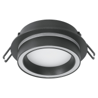 Светильник потолочный встраиваемый, 15W 230V GX53, черный, круг, без лампы, DL514, Feron 53310