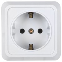 Розетка двойная 2П+3 General Альфа 477007