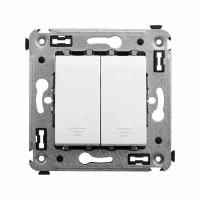 Кнопка 2-кл. СП "Avanti" "Белое облако" DKC 4400154