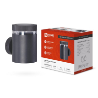 Светильник уличный настенный односторонний НБУ ЦИЛИНДР-1хGX53-BL-AR IP65 алюм. под лампу 1хGX53 черн. IN HOME 4690612044668