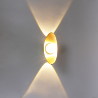 Уличный настенный светильник Reluce 86868-9.2-001JH LED7W BK+GD