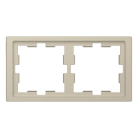 Рамка 2-постовая Schneider Electric Merten D-Life MTN4020-6533