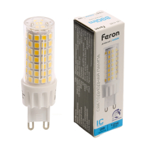 Лампа светодиодная диммируемая Feron LB-438 G9 10W 175-265V 6400K 51743
