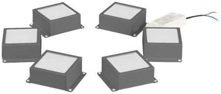 Встраиваемый светильник (комплект из 6 шт.) Эра SPO-646-3-4K-S6 Б0062991