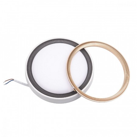 Накладной светильник Volpe ULW-Q281 24W/6500K/F20 IP65 WHITE UL-00012355