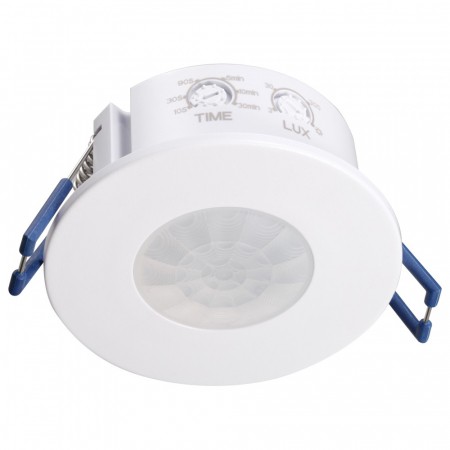Датчик движения и освещенности 1200W 8m 120°(гориз.) 360°(верт.) белый, SEN55, артикул 51519 51519