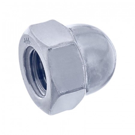 Гайка колпачковая М5 DIN 1587 класс прочн. 4.8 цинк (уп.200шт) пакет СТРОЙМЕТИЗ UTORM3150038