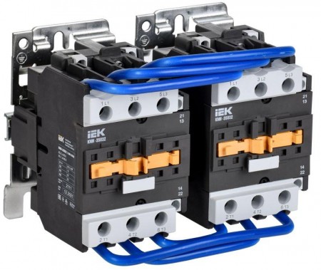 Контактор КМИ-35032 реверс 50А 230В/АС3 2НО 2НЗ IEK KKM33-050-230-22-1