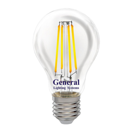 Филаментная светодиодная лампа General GLDEN-A60S-DEM-13-230-E27-4500 686600