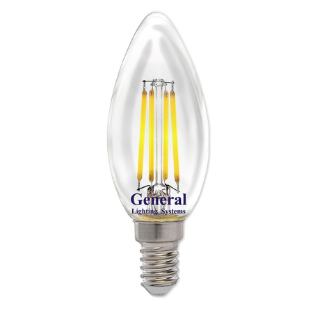 Филаментная светодиодная лампа General GLDEN-CS-DEM-8-230-E14-4500 686800