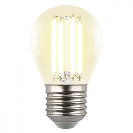 Лампа светодиодная филаментная Uniel LED-G45-4W/3000K/E27/CL GLY01TR UL-00011940