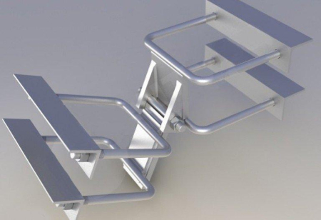 Крепление подкоса У 71 (краска) (Л57-97 06.01) ФЕРРУМ НФ-00000242