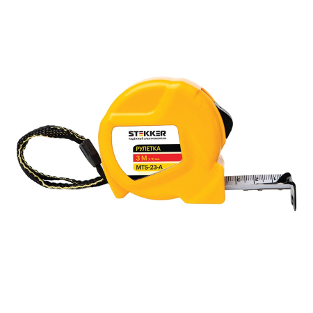 Рулетка, 3 м х 16 мм, II класс точности, пластик MTS-23-А 50205