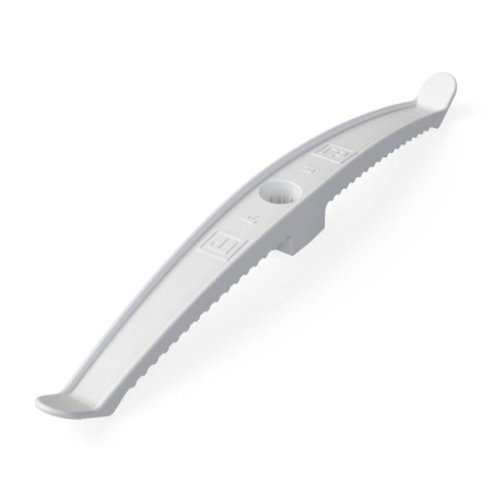 Держатель кабеля двусторонний для прямого монтажа бел. (уп.20шт) Промрукав PR13.0384