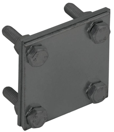 Зажим крестообразный с раздел. полоса-полоса 40мм оцинк. сталь TD IEK ZCC68-13-1-40