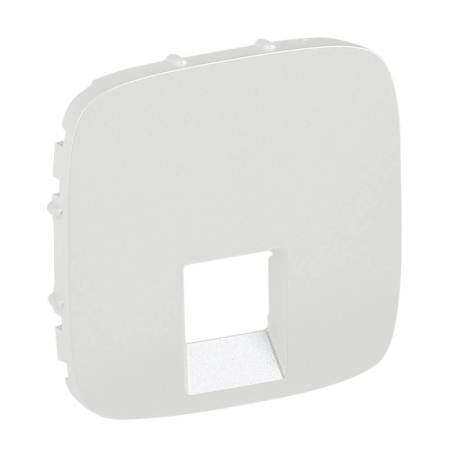 Лицевая панель Legrand Valena Allure розетки телефонной RJ-11/Ethernet RJ-45 жемчуг 755419