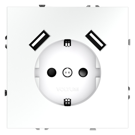 Розетка с USB Voltum S70 VLS040402