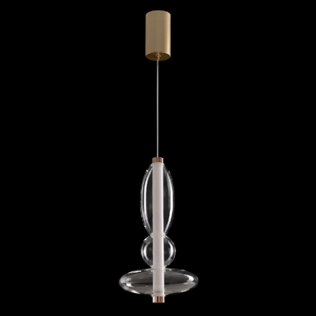Подвесной светильник Crystal Lux QUASAR SP10W LED TRANSPARENT