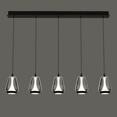 Подвесной светильник Delight Collection MD24001011-5B black/smoky