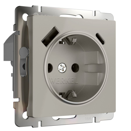 Розетка с/з шторками и USB тип A+C Werkel W1271704 4690389211997 a069465