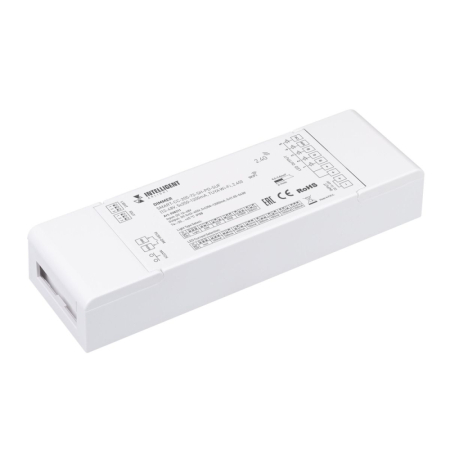Диммер Arlight SMART-CC-205-72-SH-PD-SUF (12-48V, 5x350-1200mA, TUYA Wi-Fi, 2.4G) 038211