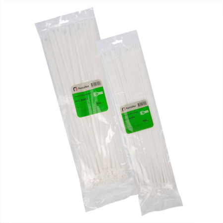 Хомут кабельный КСС 4х370 нейл. бел. (уп.100шт) Fortisflex 49400