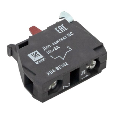 Контакт дополнительный NC красн. PROxima EKF XB4-BE102