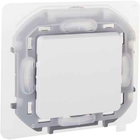Переключатель 1-кл. Inspiria 10А IP44 250В 10AX механизм бел. IEK 673670