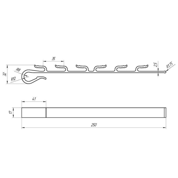 Зажим RX/В1-6 (уп.25шт) Rexant 51-1011