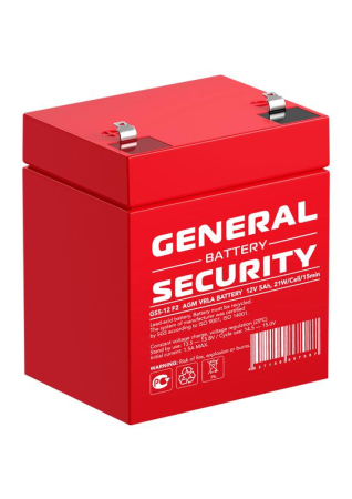 Аккумулятор 12В 5А.ч General Security GS5-12 F2