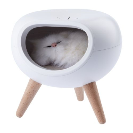 Светильник светодиодный NLED-467-1W-W ночник "Котик" бел. Эра Б0052814