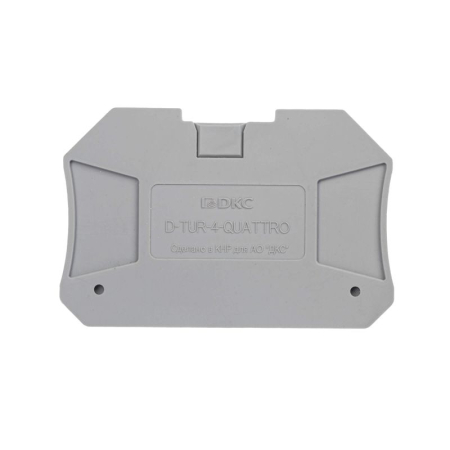 Изолятор торцевой для клемм TUR-2.5-QUATTRO (уп.100шт) DKC D-TUR-2.5-QUATTRO