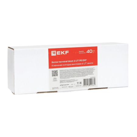 Колодка клеммная винтовая 6 UT земля EKF scr-ut-6-pe