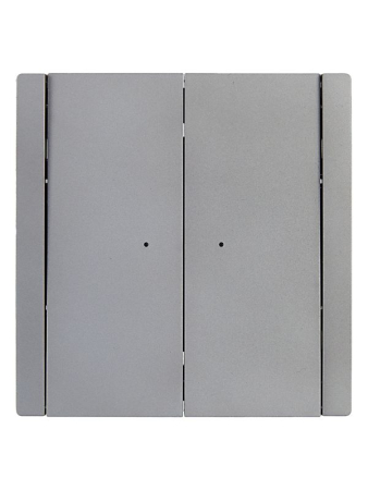 Выключатель 2-кл. СП FORTE&PIANO 10А FP506 с индикацией сталь IEK FP-V20-1-10-1-K46