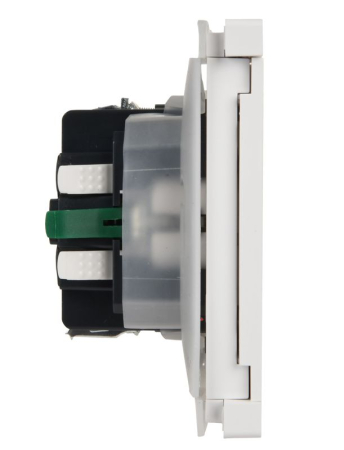 Розетка СП FORTE&PIANO16А IP44 FP219 с заземл. защ. шторки с крышкой безвинт. крепл. бел. IEK FP-R16-16-1-44-K01