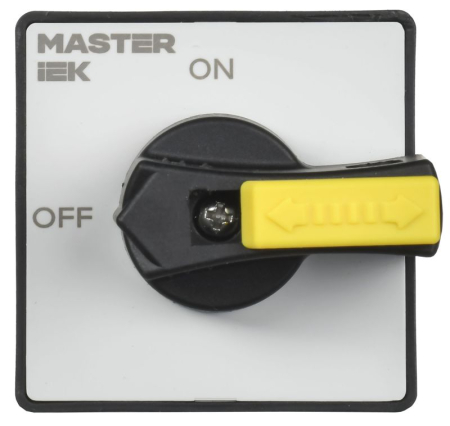 Переключатель кулачковый 63А (сх. 10) стандартная рукоятка IEK MI-CS10-063-010
