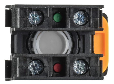 Кнопка d22мм 1НО+1НЗ MASTER с фиксацией бел. IEK MI-BT60-11T-3-21-K01