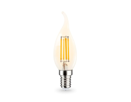 Филаментная светодиодная лампа Ambrella Light Bulbing E14 15W 2700K свеча на ветру 351523