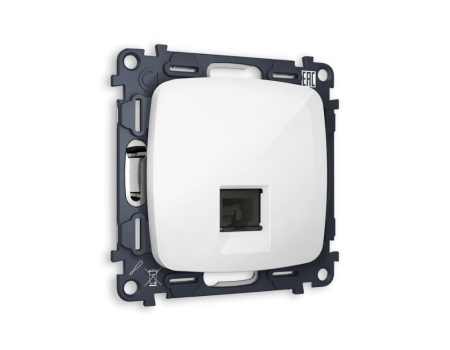 Комплект механизма телефонной розетки RJ-11(4P4C) Ambrella Volt Omega (OP1120, VM190) MO112030