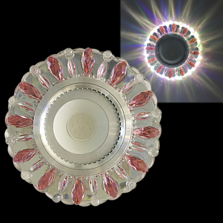 Встраиваемый светильник Reluce 42112-9.0-001PL MR16+LED3W CL/PK+MIX